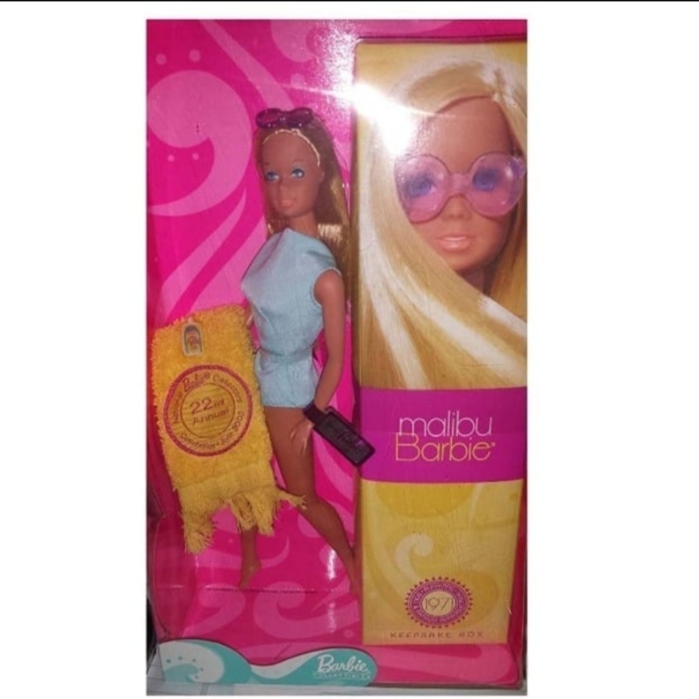 Malibu Barbie 1971 Reproduction Keepsake Box NRFB
